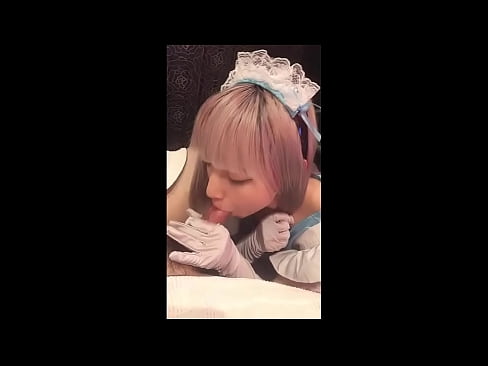 ❤️ جاپاني بت [ميوڪا]، فرينچ نوڪر جو لباس، حصو 1، بلو جاب ۽ لوشن سان جرڪ آف ❤️❌  ️❤